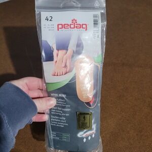 Pedag VIVA Mini Leather 3/4 Insole Insert Womens Sz 12 Tan Anatomically Correct